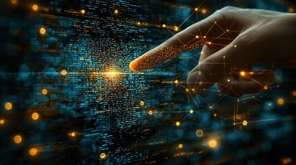 Digital Touch, Interacting with a luminous futuristic interface system