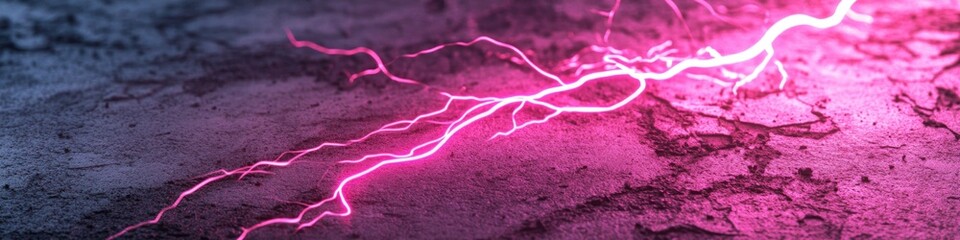 Wall Mural - A close-up shot of a lightning bolt stuck in a wall, suitable for use as a symbol or graphic element