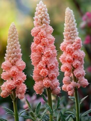 Sticker - Pink Flowers in Garden