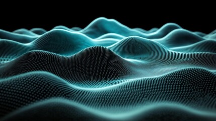 Wall Mural - abstract background featuring glowing lines, neon stripes, and dots. a technology-inspired modern de