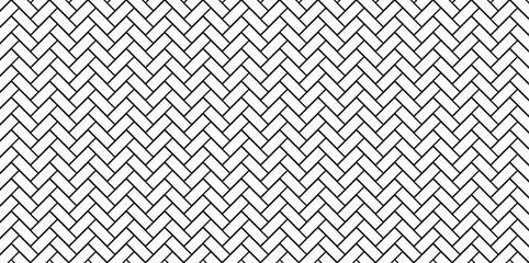 Black and white wooden floor herringbone parquet seamless pattern. Perfect for kitchen backsplashes, bathroom walls, and showers. Elegant ceramic herringbone vector texture.
