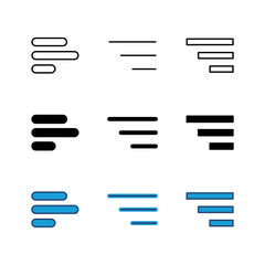 Wall Mural - menu icon set. web menu icon. hamburger menu symbol