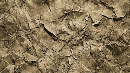 Wall Mural - Light brown rock texture. Rough mountain surface with cracks. Close-up.