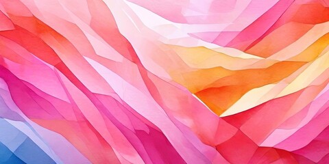 Poster - A pink and orange background with a pink and orange line
