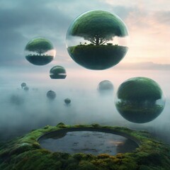 Wall Mural - planet earth in space