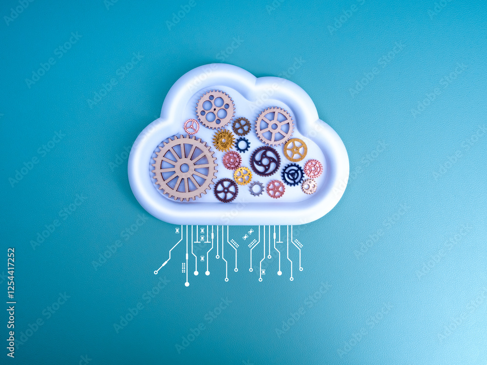 Cloud computing infrastructure technology management, data system ...