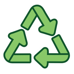 Poster - Recycling Arrows Icon