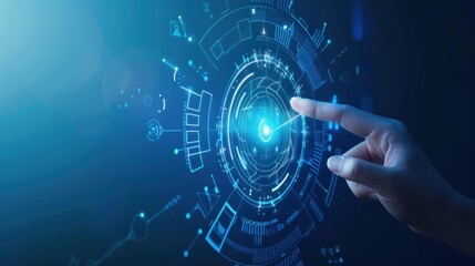 Digital Interface Technology Concept