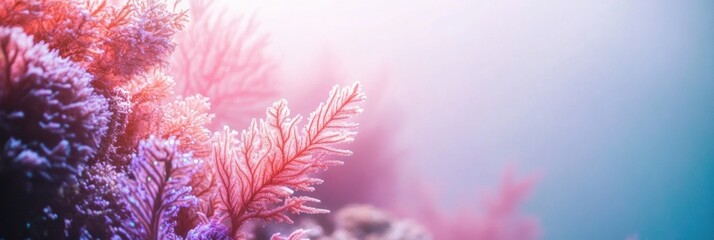 Aufkleber - Vibrant coral reef teeming with colorful tropical fish in tranquil ocean depths during bright daylight hours. Generative AI