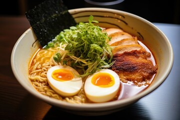 Poster - Ramen meal food soup.