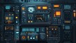 © yusmahendra0408 - Futuristic Control Panel: Sci-Fi Interface Design