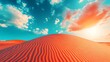 © Sarina - Desert sunset dunes landscape, travel scenic