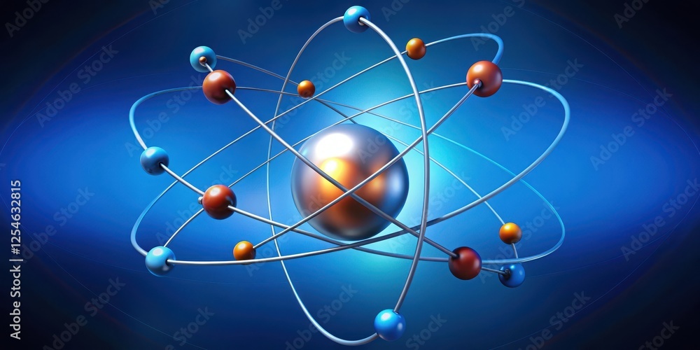 Atomic Structure Illustration , electron configuration, orbital ...