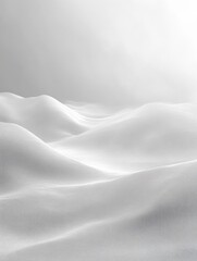 Fototapete - Minimalist concrete texture with soft, flowing forms creating a serene and modern aesthetic in a neutral color palette. Generative AI