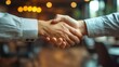 © Dasun - A firm handshake between two business professionals, symbolizing trust, partnership, and successful collaboration, set against a clean, isolated background.