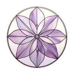 Wall Mural - Glass Lavender flower lavender pattern shape.