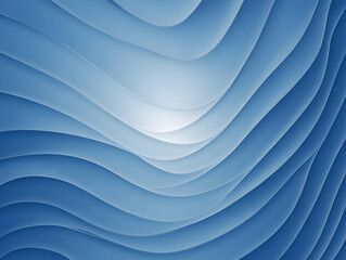 Wall Mural - Abstract Blue Waves Background Illustration