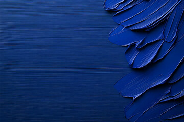 Wall Mural - Abstract Blue Paint Strokes Background