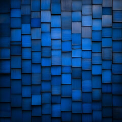 Wall Mural - Abstract Blue Square Texture Background Illustration