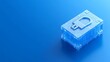 © Tackey - Transparent digital lock icon on blue background symbolizing data security and protection for technology assets