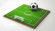 © Khansa - Realistic soccer football stadium illustration
