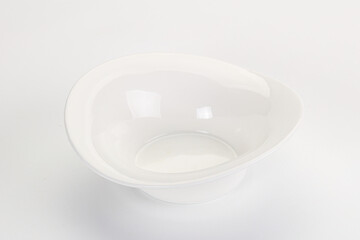 Wall Mural - White ceramic empty bowl dishware