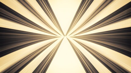 Wall Mural - abstract symmetrical pattern with converging light and dark lines