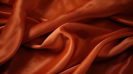 Wall Mural - fabric burnt orange texture