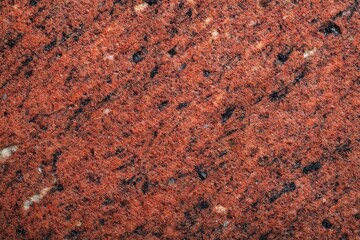 Wall Mural - Glossy wet Leznik granite surface displaying vivid red tones and natural details. Generative AI