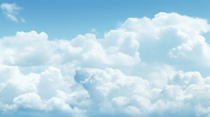 atmosphere light blue clouds