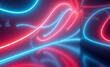 © Global Perspectives - Sci fy neon glowing wave lines in a dark hall reflections on the floor 3d rendering abstract glowing lines technology futuristic background 3d wallpaper wallpaper background abstract 3d illustration b