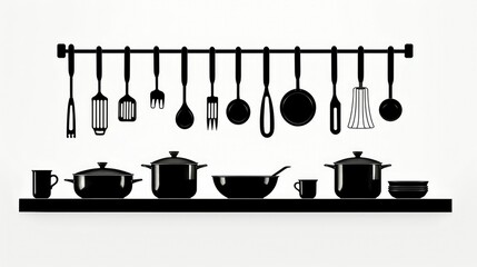 Wall Mural - utensils kitchen poster