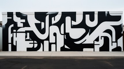 Poster - abstract wall graffiti