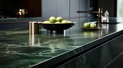 Wall Mural - modern green marble