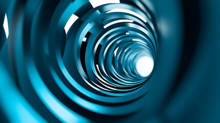 Leinwandbilder - Abstract spiral tunnel, futuristic design, depth, perspective.  Possible use wallpaper, poster, background for website