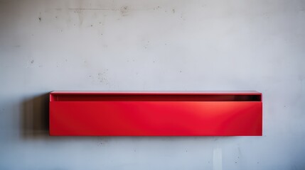 Canvas Print - red long box