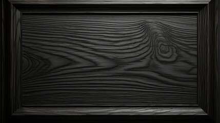 Poster - artwork black woodgrain