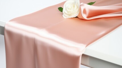 Poster - elegant rose gold satin