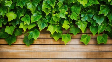 Wall Mural - vine green leaf background