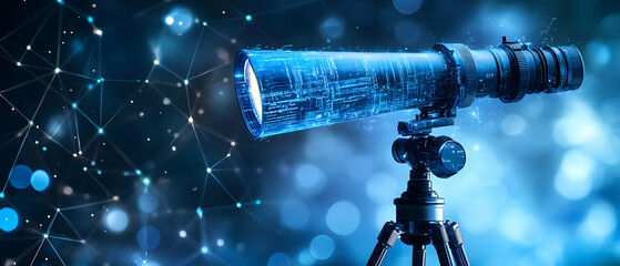 Digital Telescope Future Tech Network Vision