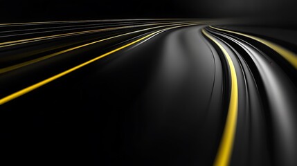 Leinwandbilder - Abstract speedway lines, blurred motion. Stock photo for design, background