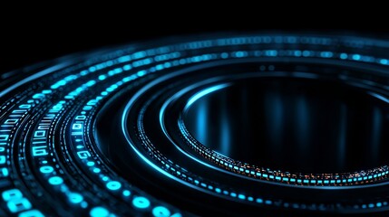 Abstract digital technology background design.