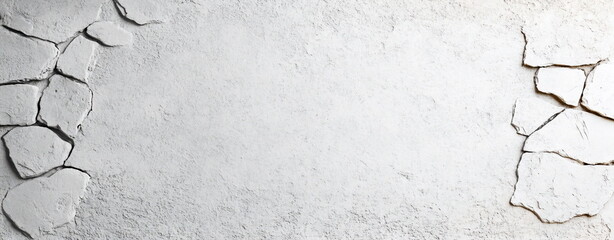 Poster - Cracked Wall Background with Rough Texture in Light Shades for Artistic Designs and Creative Projects