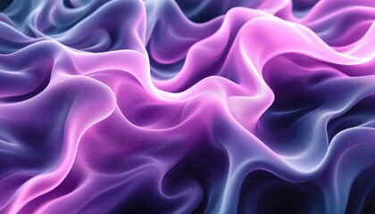 Wall Mural - Harmonious gradients undulate creating an ethereal smooth and dynamic scene