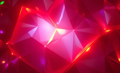 Wall Mural - colored light abstract geometric background 3d render 3d wallpaper wallpaper background abstract 3d 