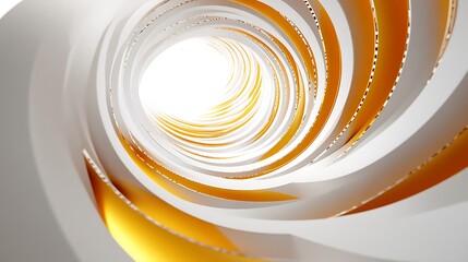 Leinwandbilder - Abstract architectural tunnel, light, modern, futuristic design, interior view, potential use in architectural visualization or graphic design