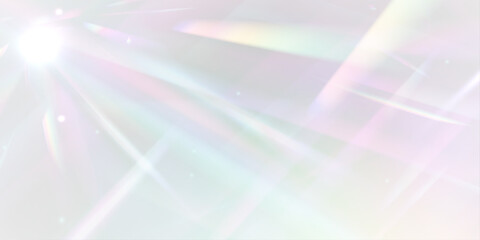 Wall Mural - png shimmering crystal dust with rainbow light. magical sparkling particles on a transparent backgro