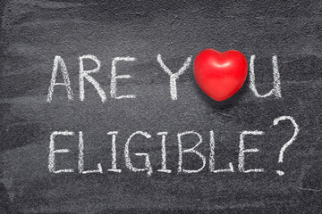 Wall Mural - are you eligible heart