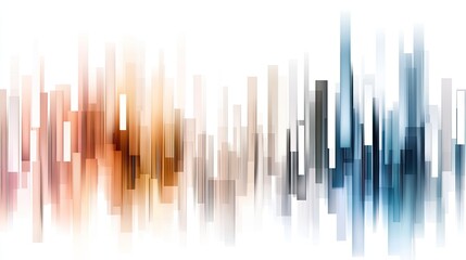 Wall Mural - abstract representation of a sound wave showcases colorful spectrum patterns in red and purple again