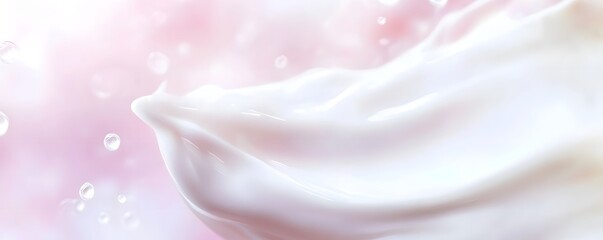 Poster - Soft delicate and romantic abstract texture with blurred floral petals in soothing pastel hues  Elegant sensual and dreamlike background evoking a sense of femininity grace and timeless beauty